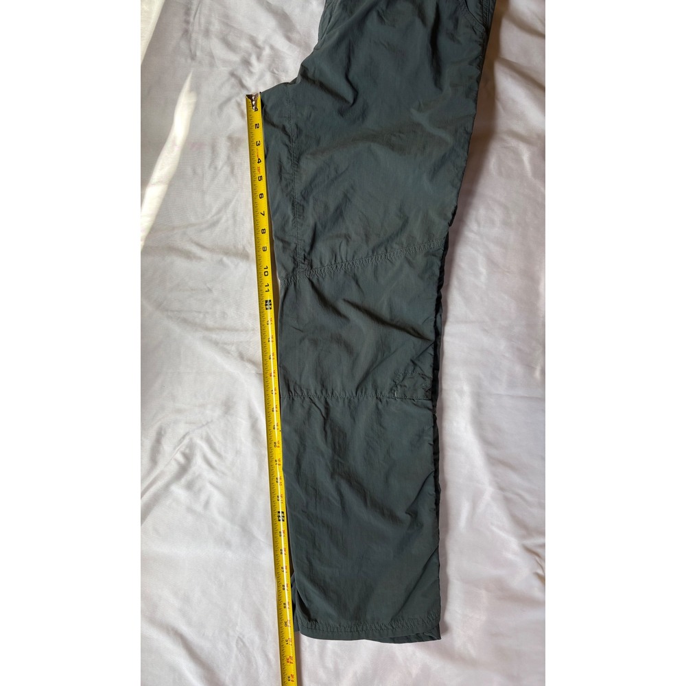 Columbia Omni-Shade Hiking Cargo Pants Womens 10 Regular Green Nylon Outdoor - Picture 5 of 6